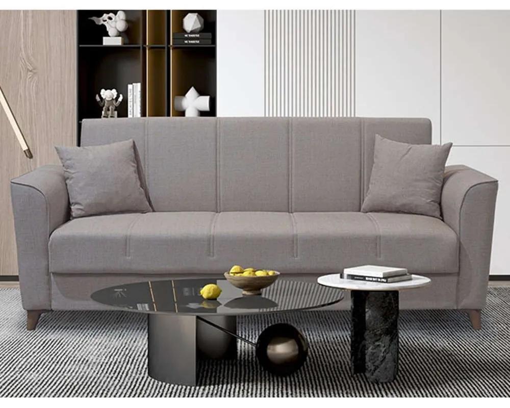 Καναπές - Κρεβάτι Silia 40.0159 Τριθέσιος Με Αποθηκευτικό Χώρο 210x80x75cm Light Brown
