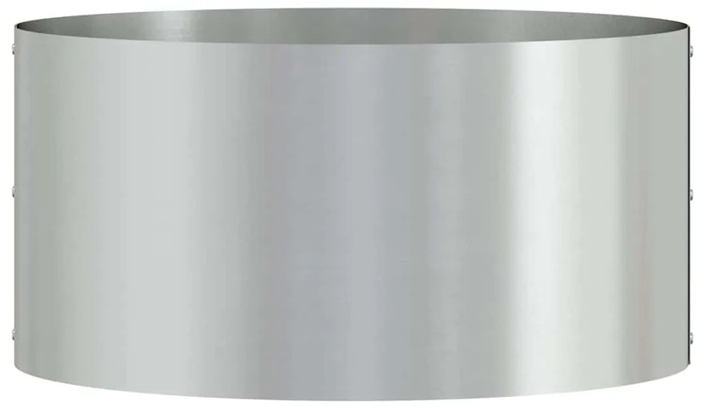 vidaXL Ζαρντινιέρες κήπου 5 pcs Ασημί 40 x 40 x 20 cm