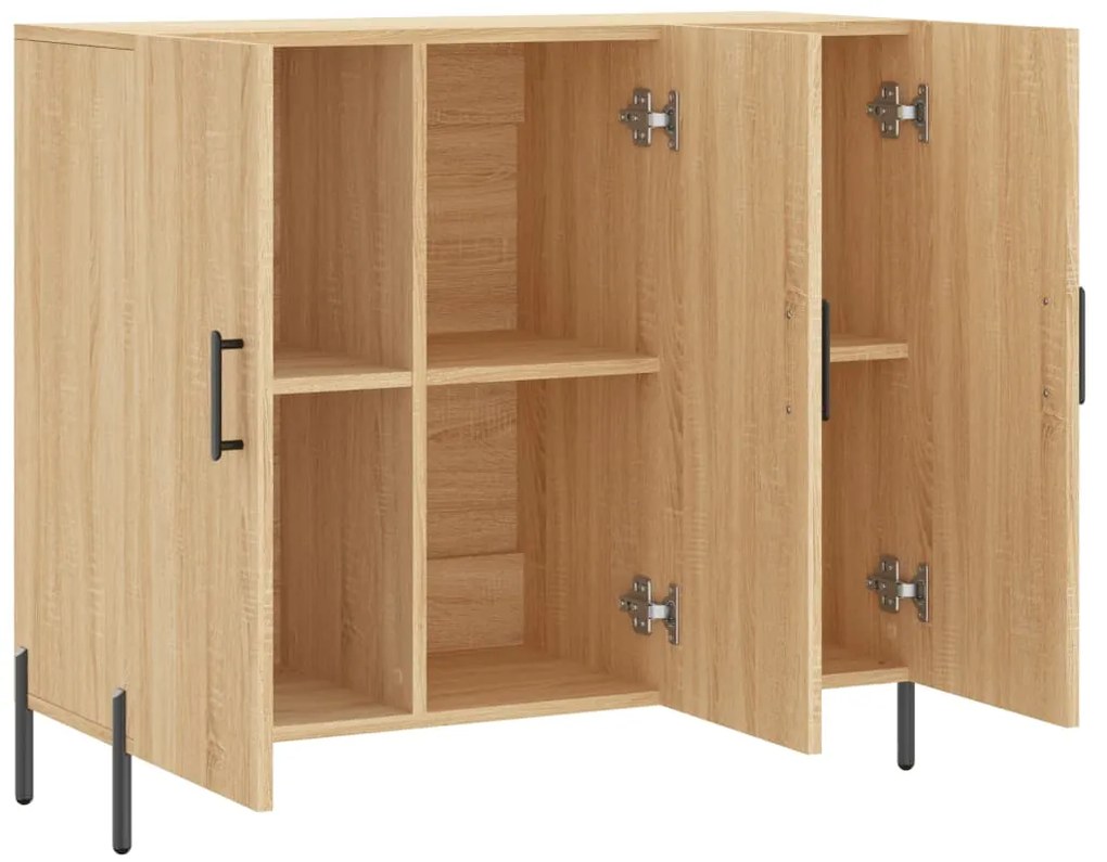 vidaXL Ντουλάπι Sonoma δρυς 90x34x80 εκ. Επεξεργασμένο Ξύλο