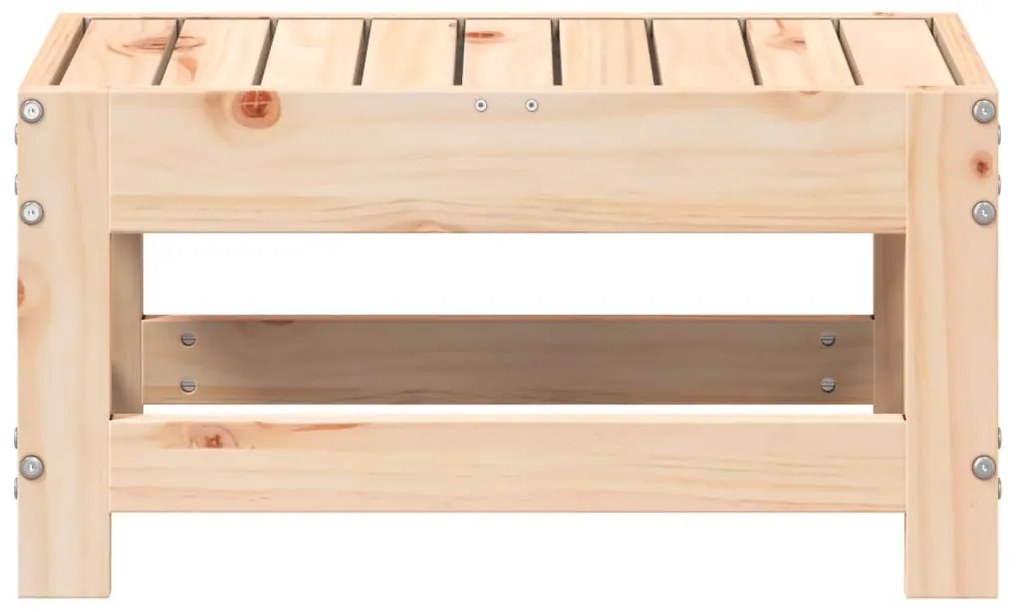 vidaXL Υποπόδιο Κήπου 62 x 30 x 32 εκ. από Μασίφ Ξύλο Πεύκου