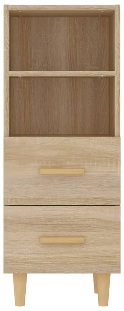 vidaXL Ντουλάπι Sonoma Δρυς 34,5x34x90 εκ. από Επεξεργασμένο Ξύλο