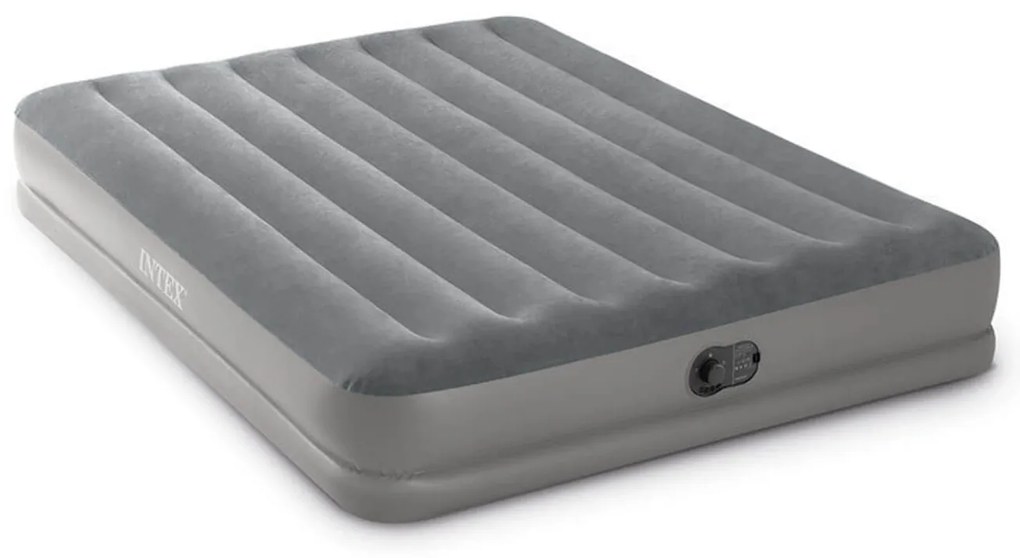 Διπλό Φουσκωτό Στρώμα Intex με ηλεκτρική αντλία USB και διαστάσεις 203x152x30cm