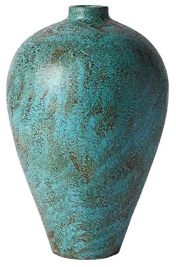 Διακοσμητικό Δοχείο Jar Anchor 60 Turquoise Τερακότα Ø39xH60 cm MUUBS