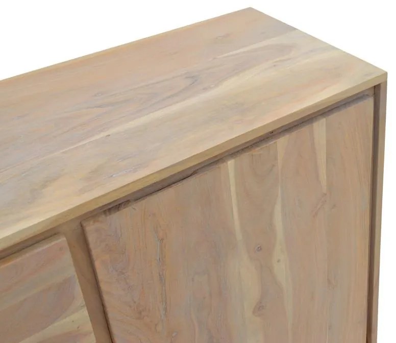 Μπουφές Emira Μασίφ Ξύλο Ακακίας σε Φυσικό 160x40x80 εκ. 160x40x80 εκ.