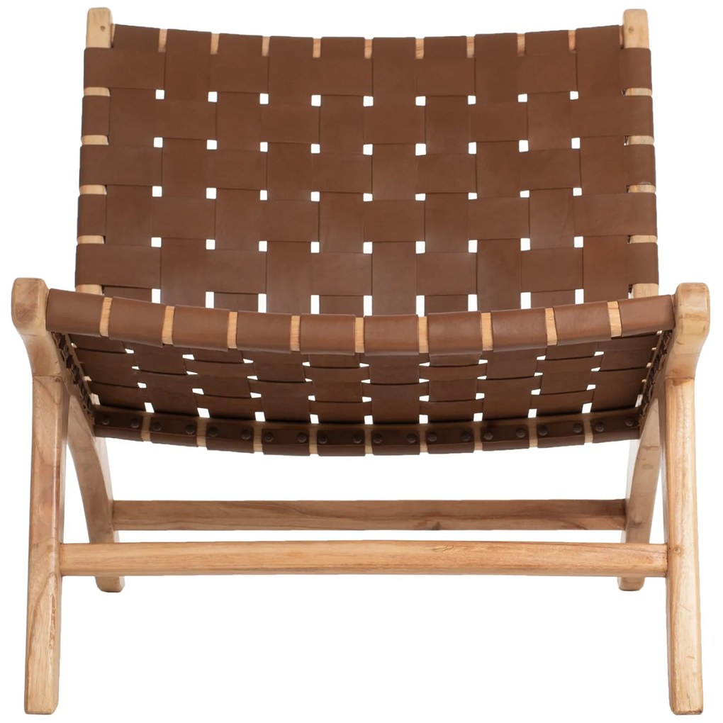 Καρέκλα Felipe από Μασίφ Ξύλο Teak Φυσικό 65x82x88 Υ Εκ.