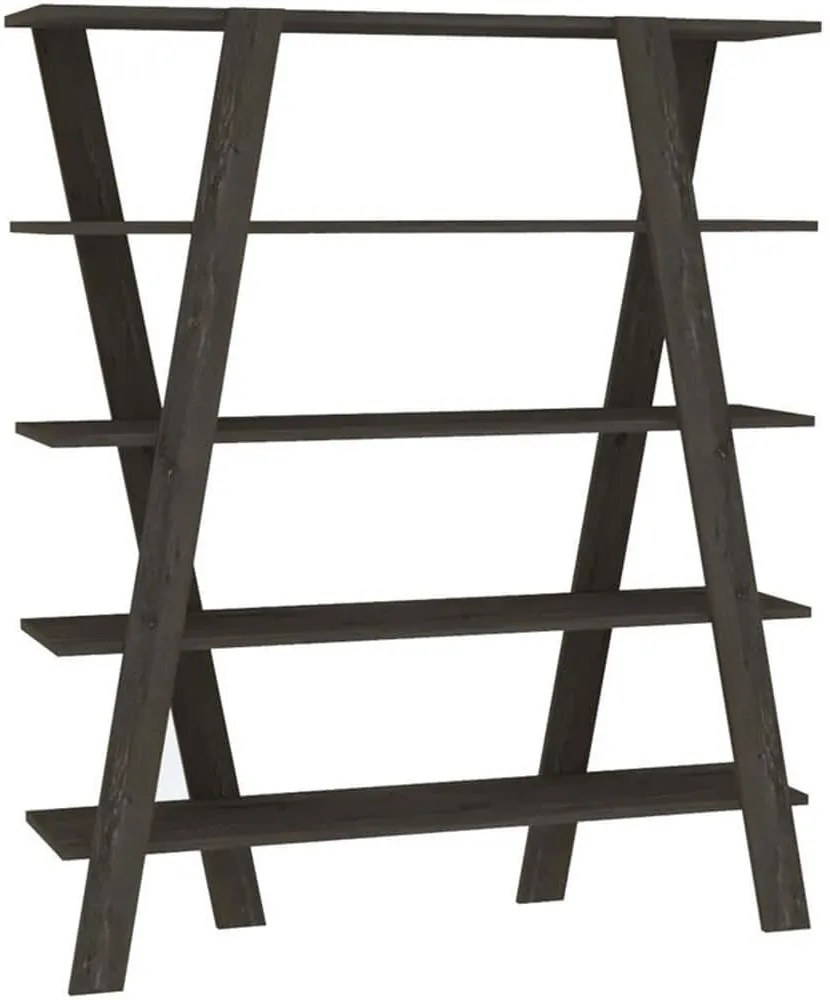 Βιβλιοθήκη Conde 835PUQ5312 120x25x150cm Black