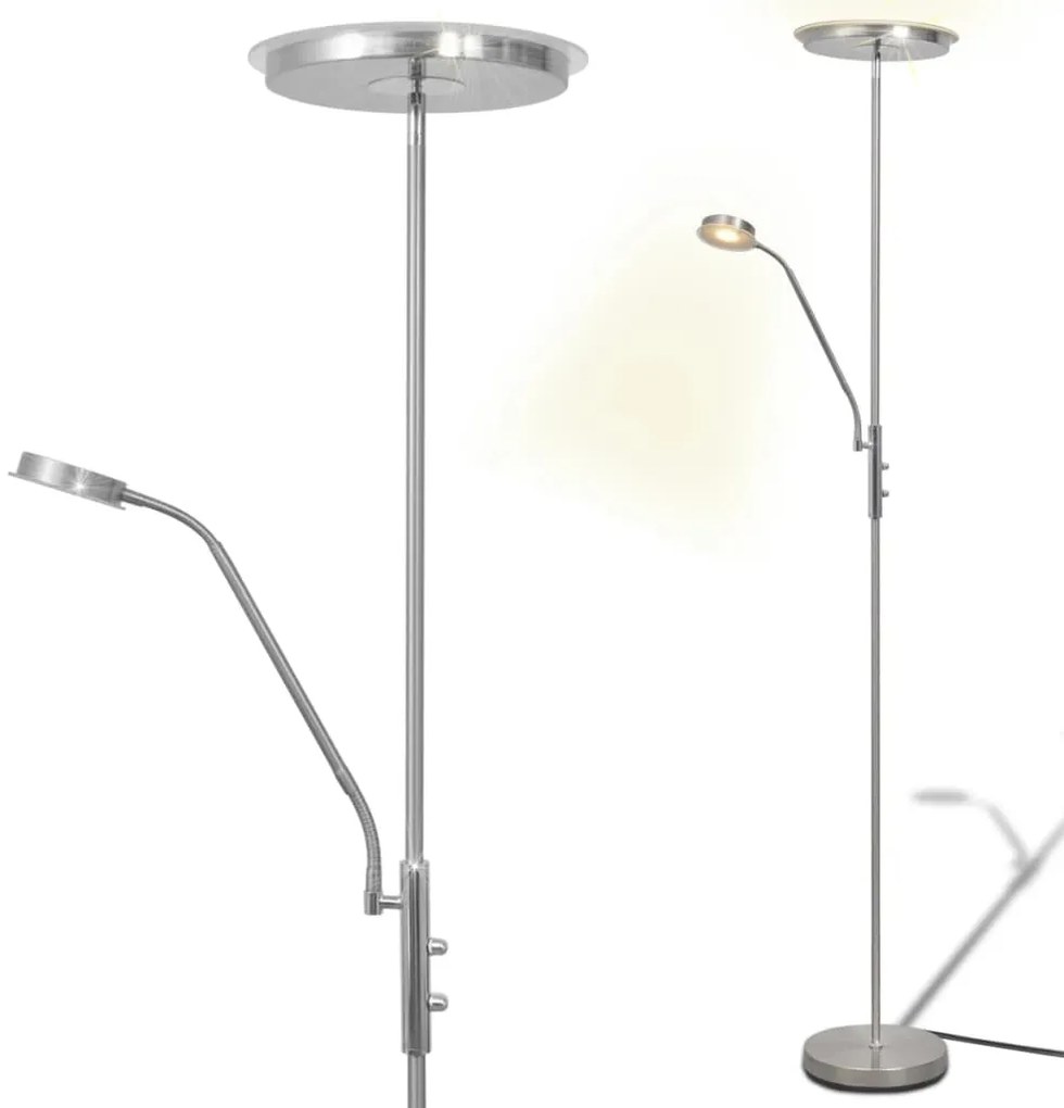 vidaXL Φωτιστικό Δαπέδου LED 23 W με Dimmer