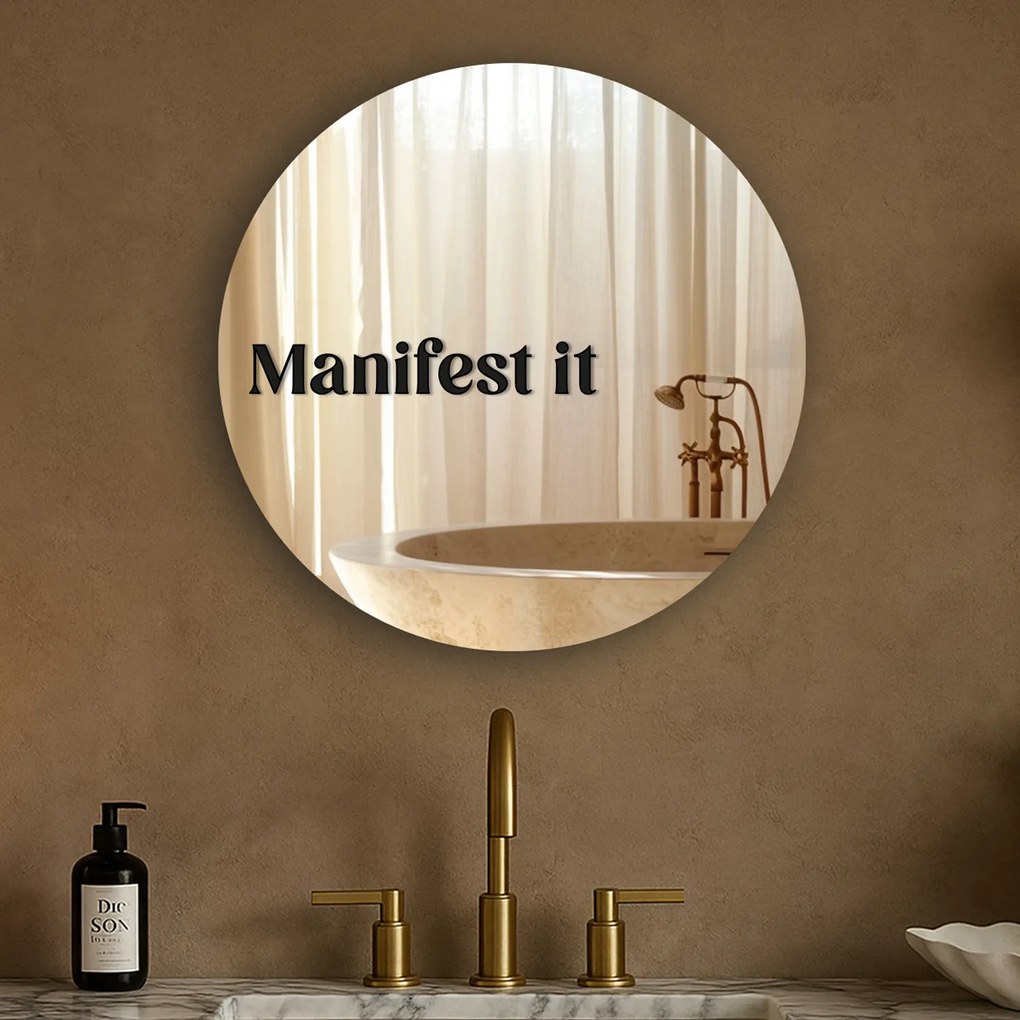 Αυτοκόλλητο για καθρέφτη S4 – Manifest it