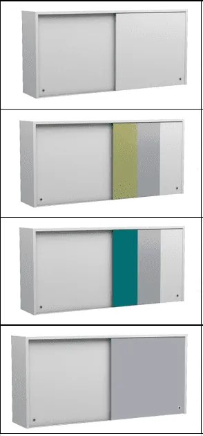 Κρεβάτι Τοίχου Diva Academy - Κρεβάτι Με Γραφείο 90x190cm - Verde