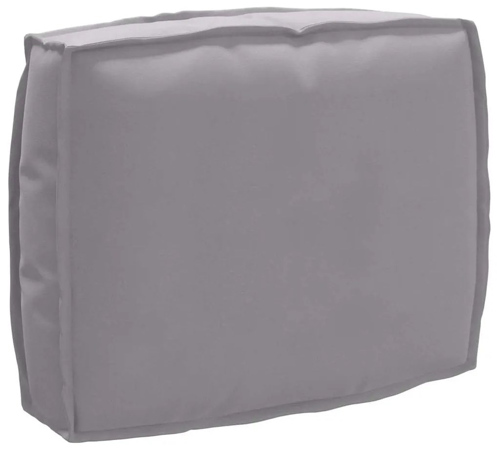 vidaXL Σετ Μαξιλαριών Πάγου 2 pcs Γκρι 50 x 50 x 12 cm Ύφασμα Oxford