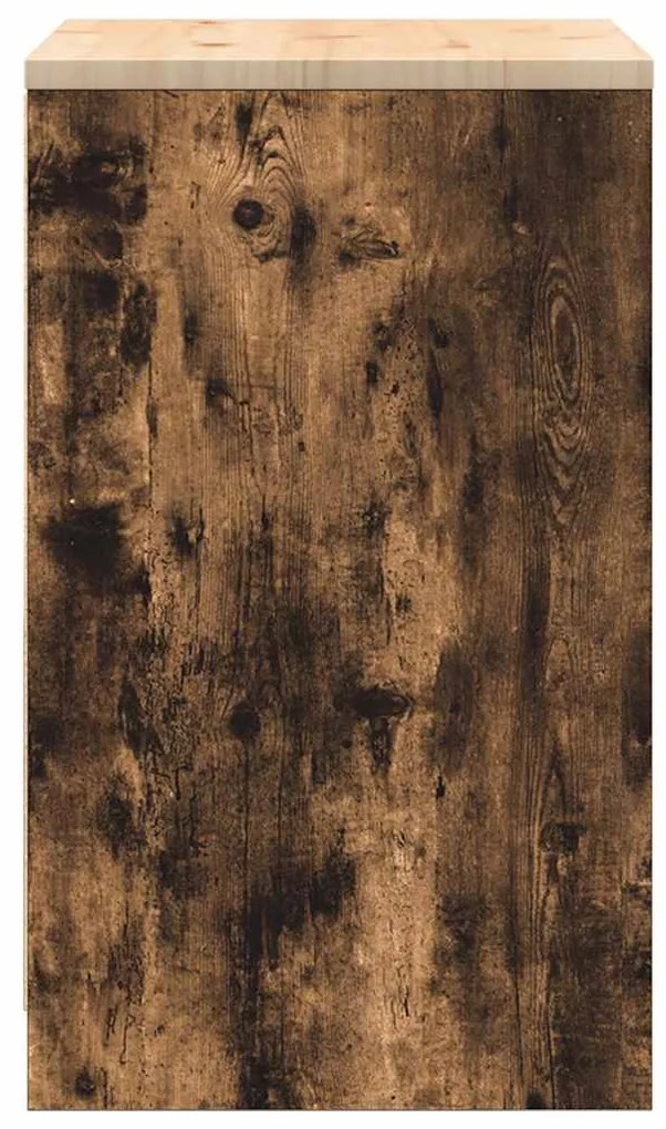 vidaXL ντουλάπι αποθήκευσης γκαράζ 60x51x85 εκ μασίφ ξύλο πεύκο