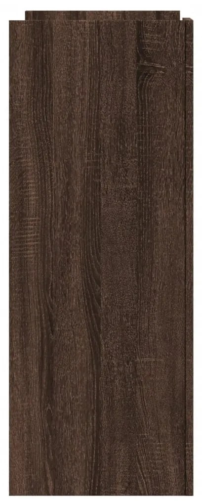 vidaXL Τραπέζι Κονσόλα Καφέ Δρυς 100x35x90 εκ. Επεξεργασμένο Ξύλο