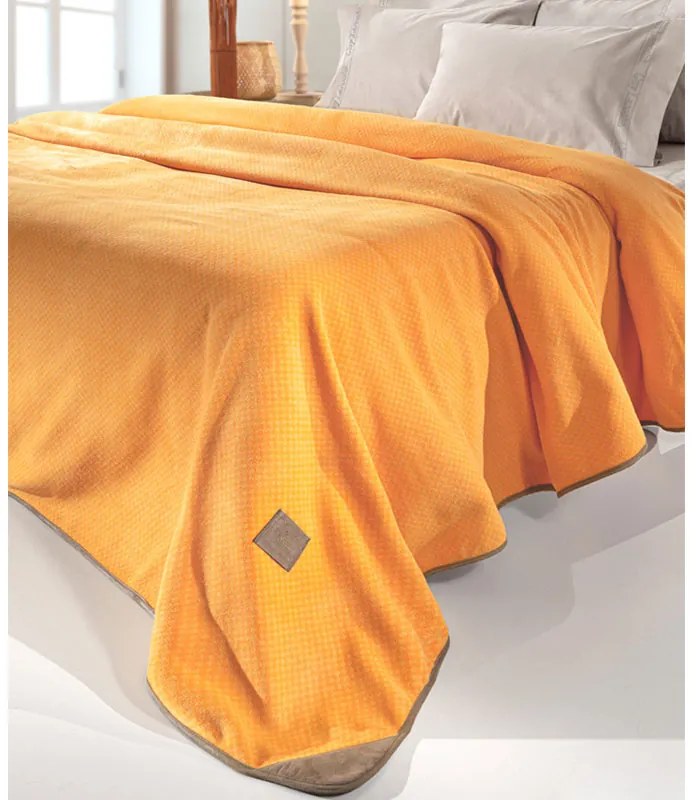 Κουβέρτα Fleece Υπέρδιπλη (230x250) Guy Laroche Polar Mango