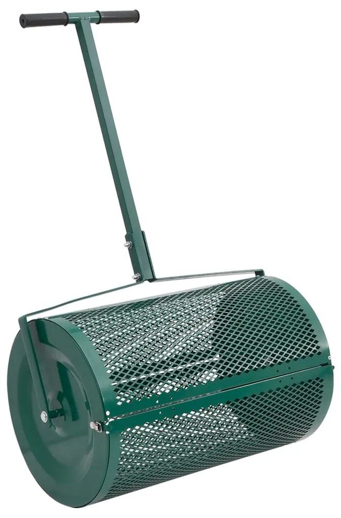 vidaXL Μηχάνημα Διανομής 75L Κομπόστ Ø40 x 60 εκ. Ατσάλινο