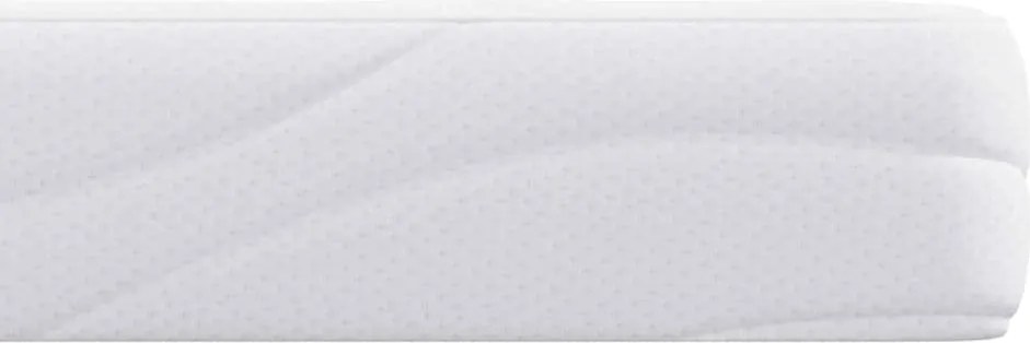 vidaXL Στρώμα Λευκό 200 x 200 cm Ζακάρ ύφασμα