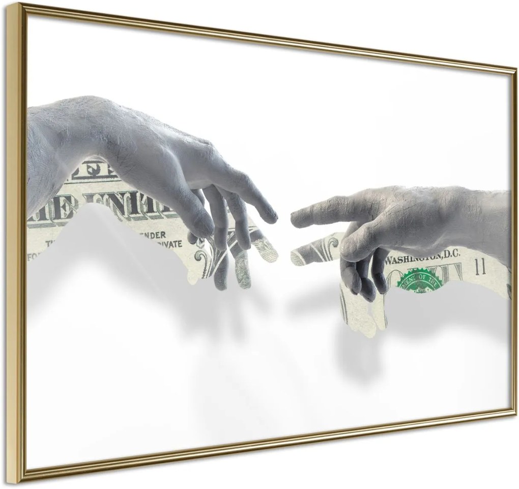 Αφίσα - Touch of Money - 30x20 - Χρυσό - Χωρίς πασπαρτού