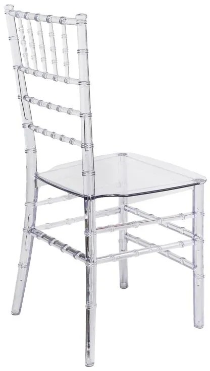 Καρέκλα Tiffany διάφανο pc 38.5x46x88εκ 38x38.5x88 εκ.