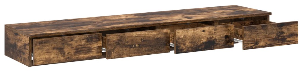 vidaXL Συστήματα Φυλάκης Καπνιστού Δρυός 135x36,5x16,5 εκ Από Ξύλο