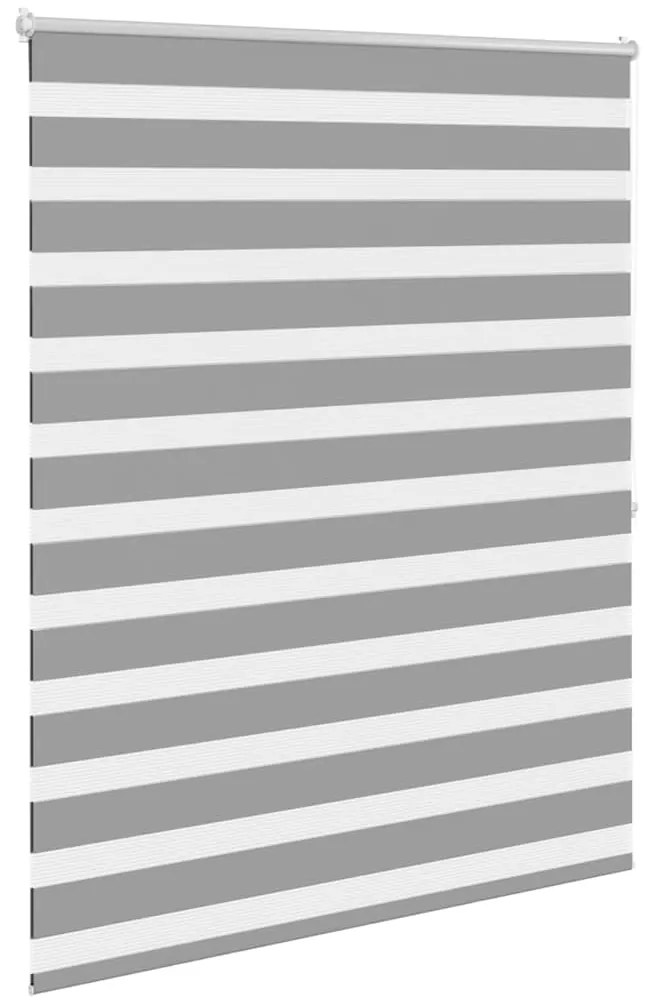 vidaXL Ρόλερ Zebra Γκρι 140 x 175cm