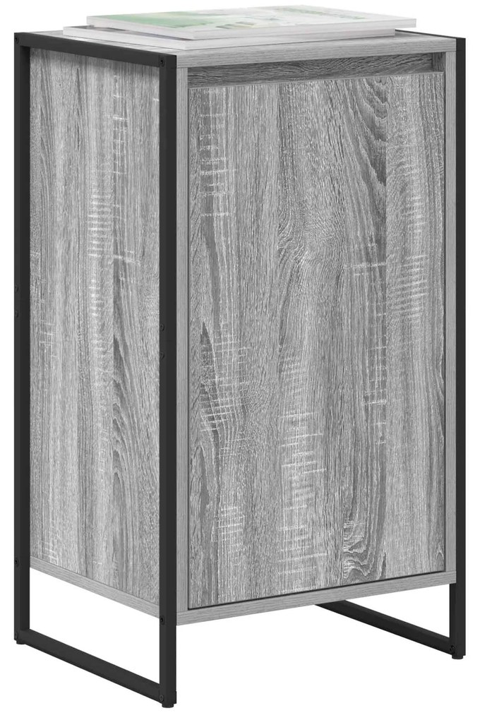 vidaXL Πλαϊνό γραφείο Γκρίζο Σονομα 43 x 36 x 75,5 εκ.