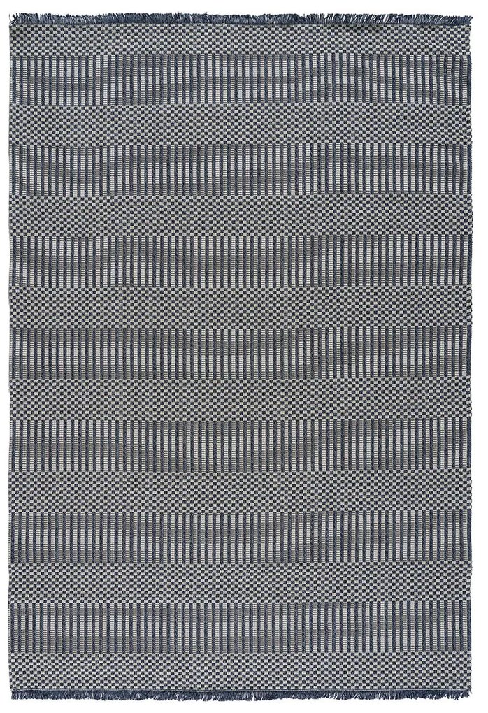 Χαλί βαμβακερό Cocotton 9229 Γκρι,Μπλε 125x180      Beauty Home