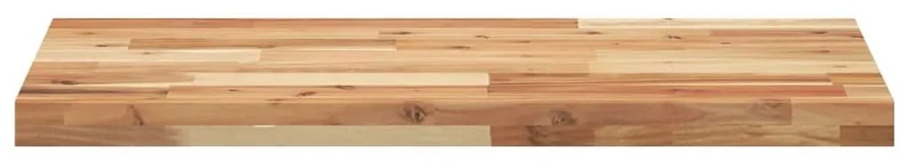 Επιφ. Νιπτήρα Μπάνιου Φινίρισμα Λαδιού 140x40x4 εκ Μασίφ Ακακία - Καφέ