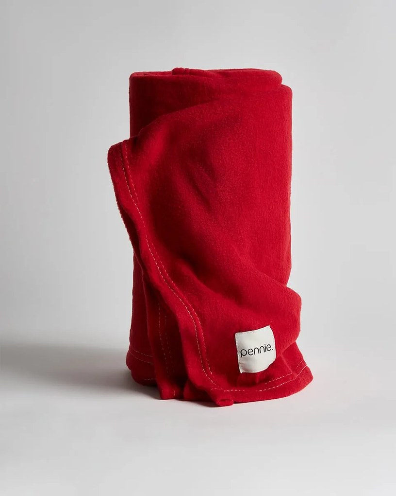 Κουβέρτα Polar Fleece Eazy Υπέρδιπλη (200x220cm) Κόκκινο