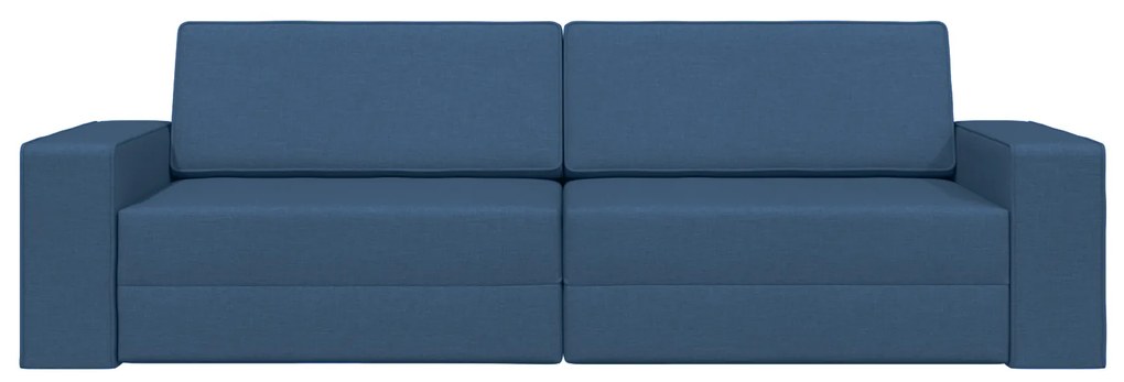 vidaXL Καναπές Κρεβάτι 2 σε 1 Μπλε 245x150x60.5 cm Υφάσματος
