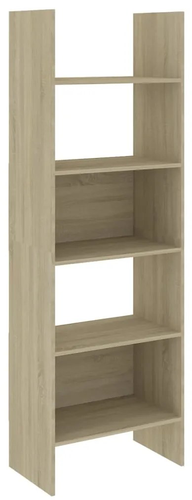 vidaXL Βιβλιοθήκη Χρώμα Sonoma Δρυς 60 x 35 x 180 εκ. από Επεξ. Ξύλο