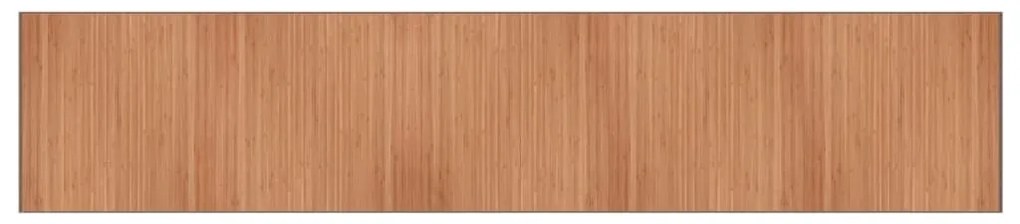 Χαλί Ορθογώνιο Φυσικό 100 x 1000 εκ. Μπαμπού - Καφέ