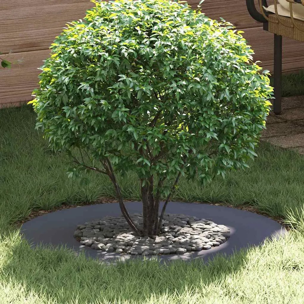 vidaXL Flat Tree Ring 5 τεμάχια ανθρακί Ø40/70 εκ. από ατσάλι