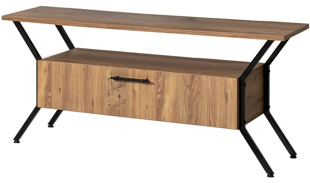 Έπιπλο Τηλεόρασης Tarz 854KLN3079 125x35x54cm Walnut