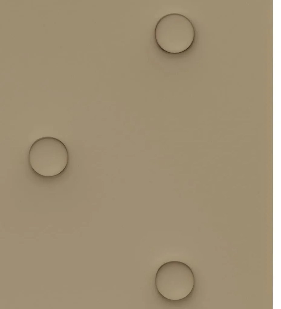 vidaXL Πάνελ Τοίχου 12 τεμ. Καπουτσίνο 60 x 30 εκ. 2,16 μ² Συνθ. Δέρμα