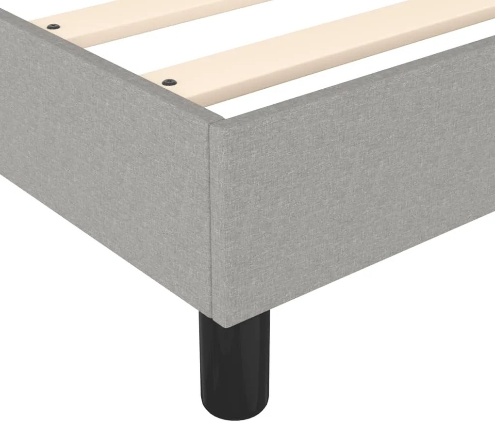 ΠΛΑΙΣΙΟ ΚΡΕΒΑΤΙΟΥ BOXSPRING ΑΝΟΙΧΤΟ ΓΚΡΙ 140X190 ΕΚ. ΥΦΑΣΜΑΤΙΝΟ 3120854