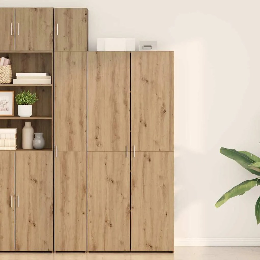 vidaXL Highboard 2 pcs Artisan Oak 80 x 42 x 185 εκ