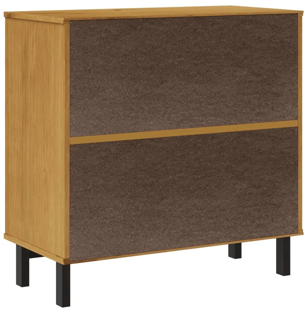 vidaXL Συρταριέρα FLAM 80 x 40 x 80 εκ. από Μασίφ Ξύλο Πεύκου