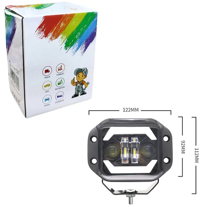 EJC LED προβολέας εργασίας 6000Κ 10-80V - LED Working Light