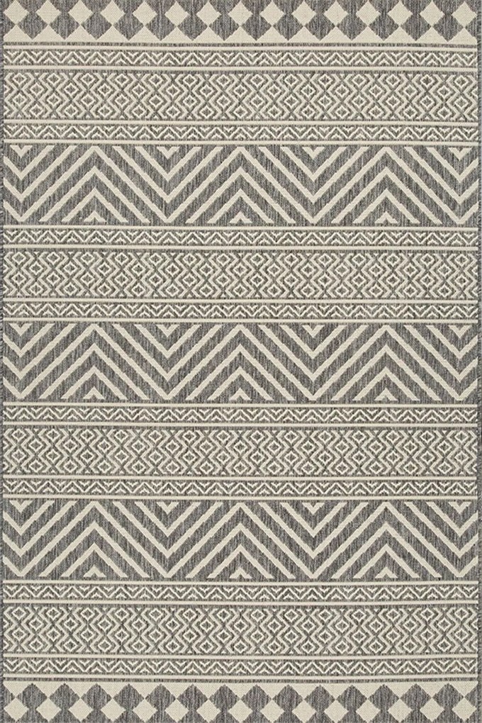 Χαλί Ethnik 7525D - Beige-Grey New Plan 133X190cm
