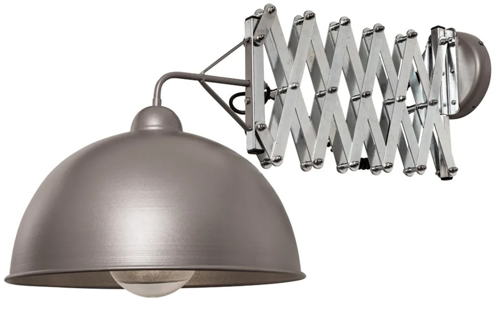 HL-5150 EXTENSION WALL LAMP GREY-CHROME