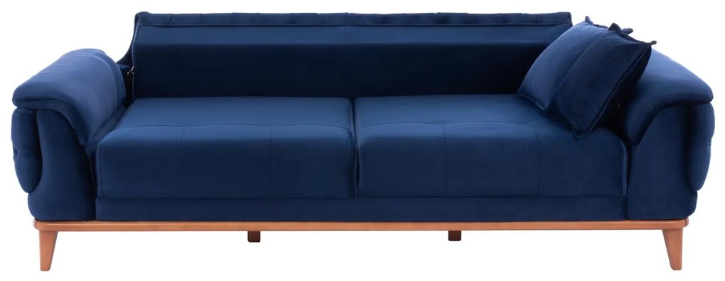 Καναπές - Κρεβάτι Bennington 3θέσιος Mπλέ 240x95x80 εκ. 240x95x80 εκ.