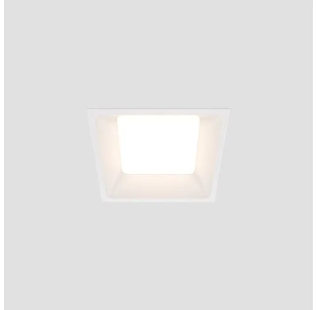 Χωνευτό Σποτ Φωτιστικό Μπάνιου LED 12W Λευκό ΙΡ44 Downlight 3000Κ Okno DL056-12W3K-W Maytoni DL056-12W3K-W