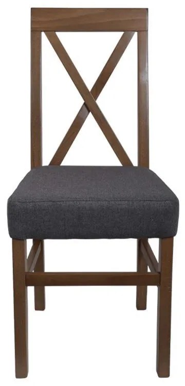 Καρέκλα Τραπεζαρίας ΤΧ Fylliana Grey Oak σκελετός με Γκρί 43x44x98εκ. 2αδα 43x44x98 εκ.