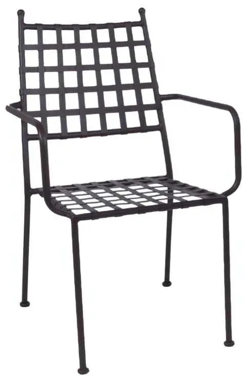 Πολυθρόνα Paton Μεταλλική Mesh Sand Brown 54x62x92cm