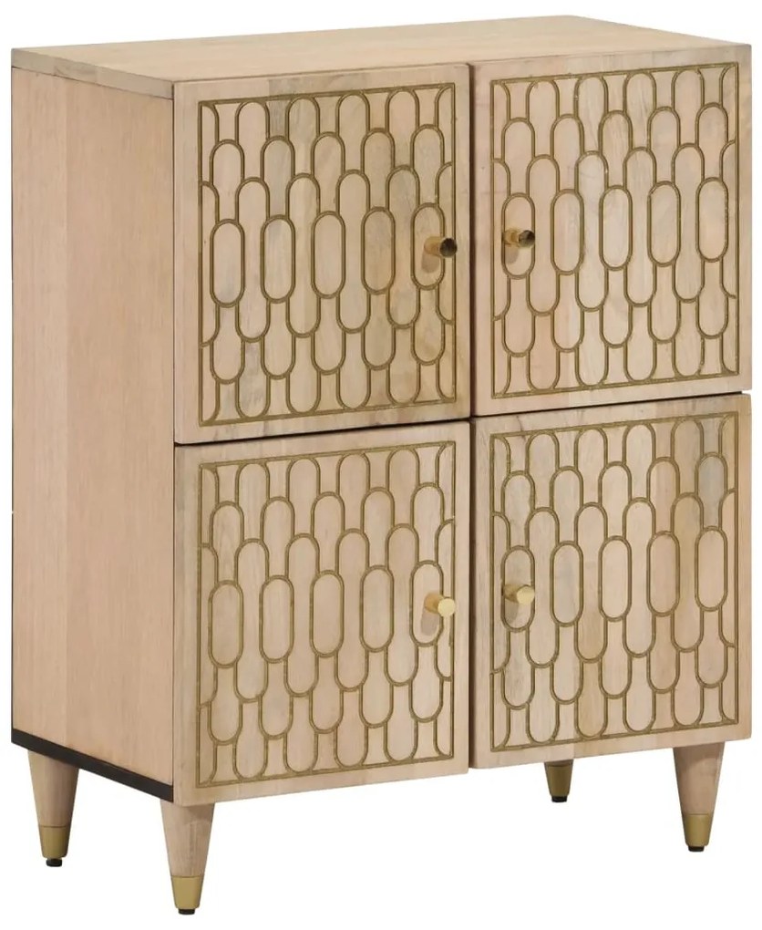 vidaXL Βοηθητικό Ντουλάπι 60 x 33 x 75 εκ. από Μασίφ Ξύλο Μάνγκο