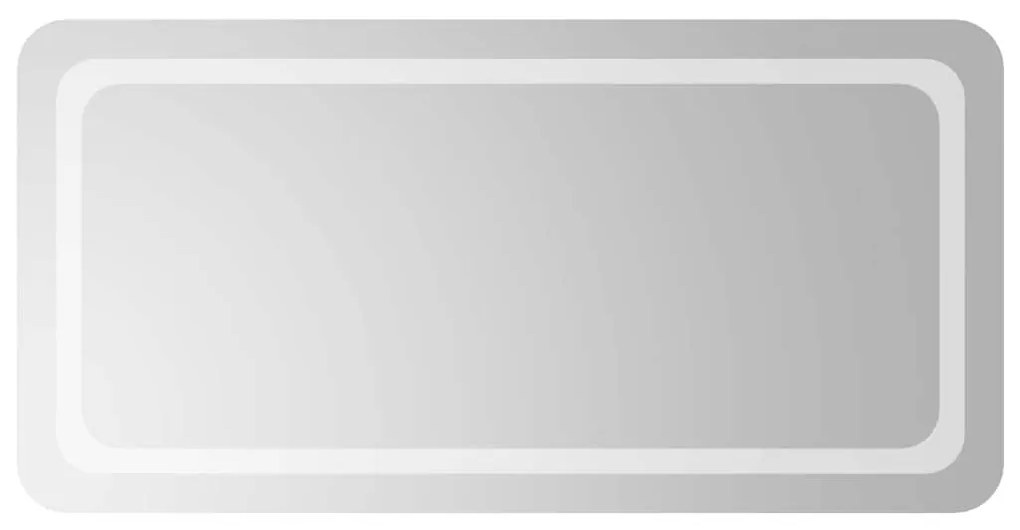 vidaXL Καθρέφτης Μπάνιου με LED 100x50 εκ.