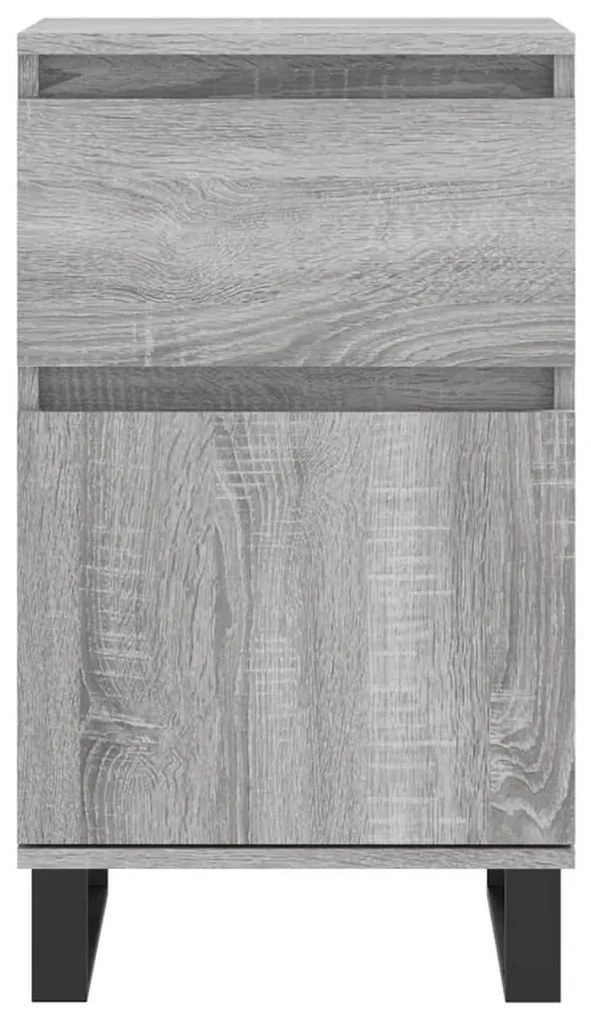 vidaXL Ντουλάπια 2 τεμ. Γκρι Sonoma 40x35x70 εκ. Επεξεργασμένο Ξύλο