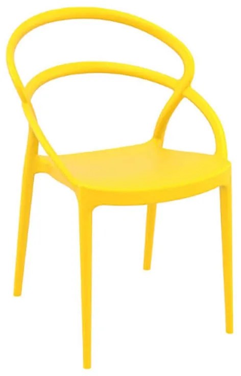 Pia Yellow καρεκλα πολ/νιου