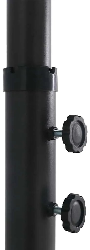 vidaXL Ομπρέλα Κήπου Μπλε 460 x 270 εκ. με Ιστό Αλουμινίου