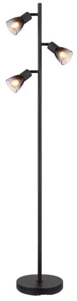 Επιδαπέδιο Φωτιστικό 3xE14 Μαύρο 54312-3S Globo Lighting-54312-3S-Μαύρο 54312-3S