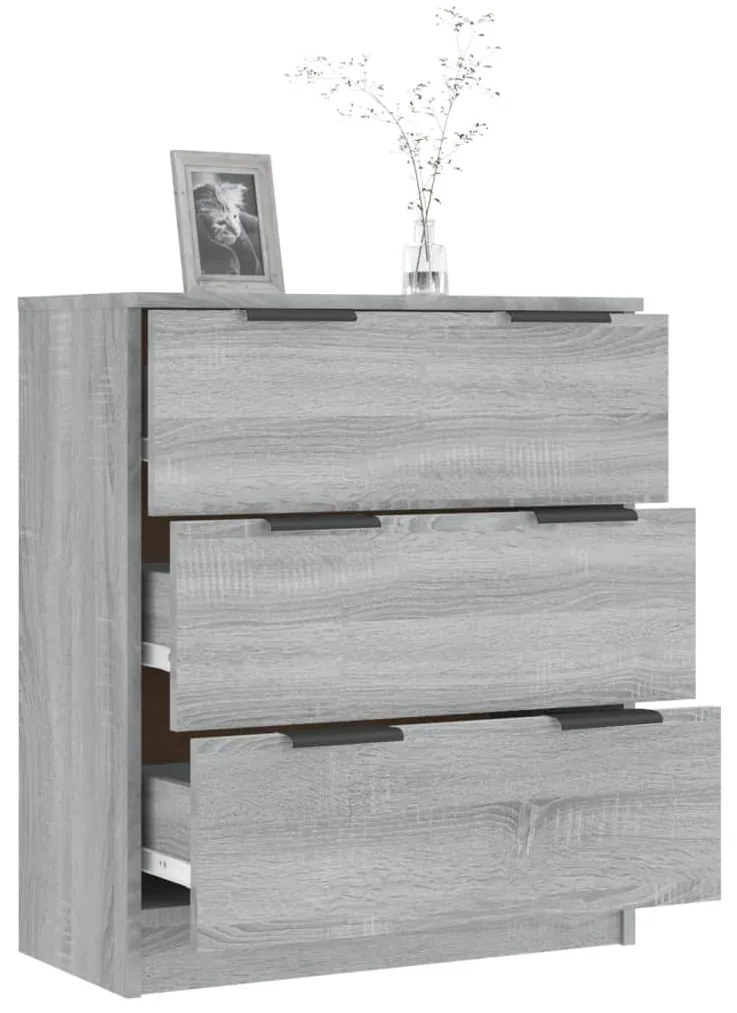 vidaXL Ντουλάπι Γκρι Sonoma 60 x 30 x 70 εκ. από Επεξεργασμένο Ξύλο